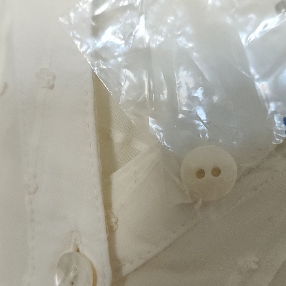 Long White Button Up - Picture 4 of 4